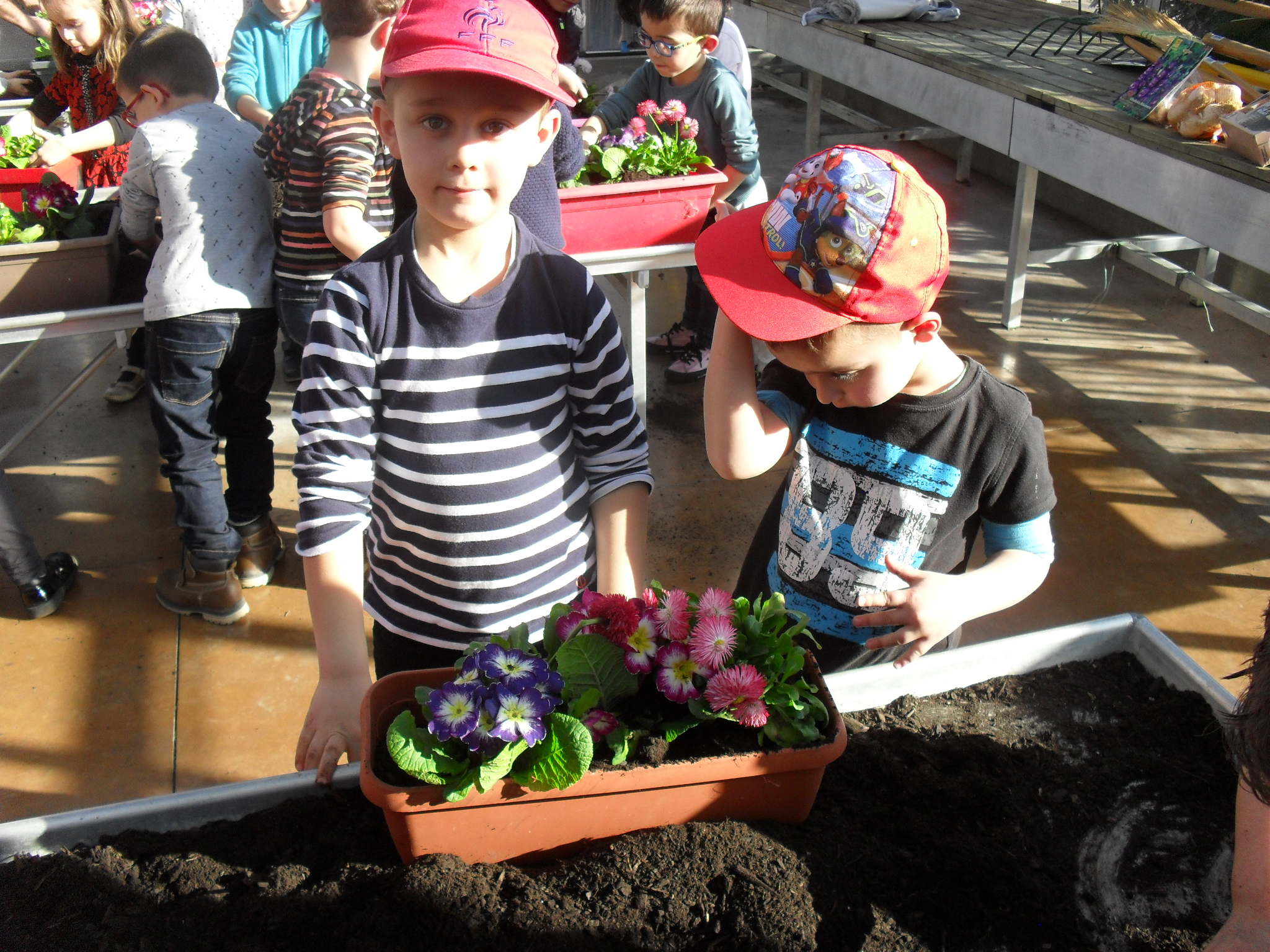 jardinerie 6 pôle matenelle école Jeanne d arc Sully Ecole Jeanne d